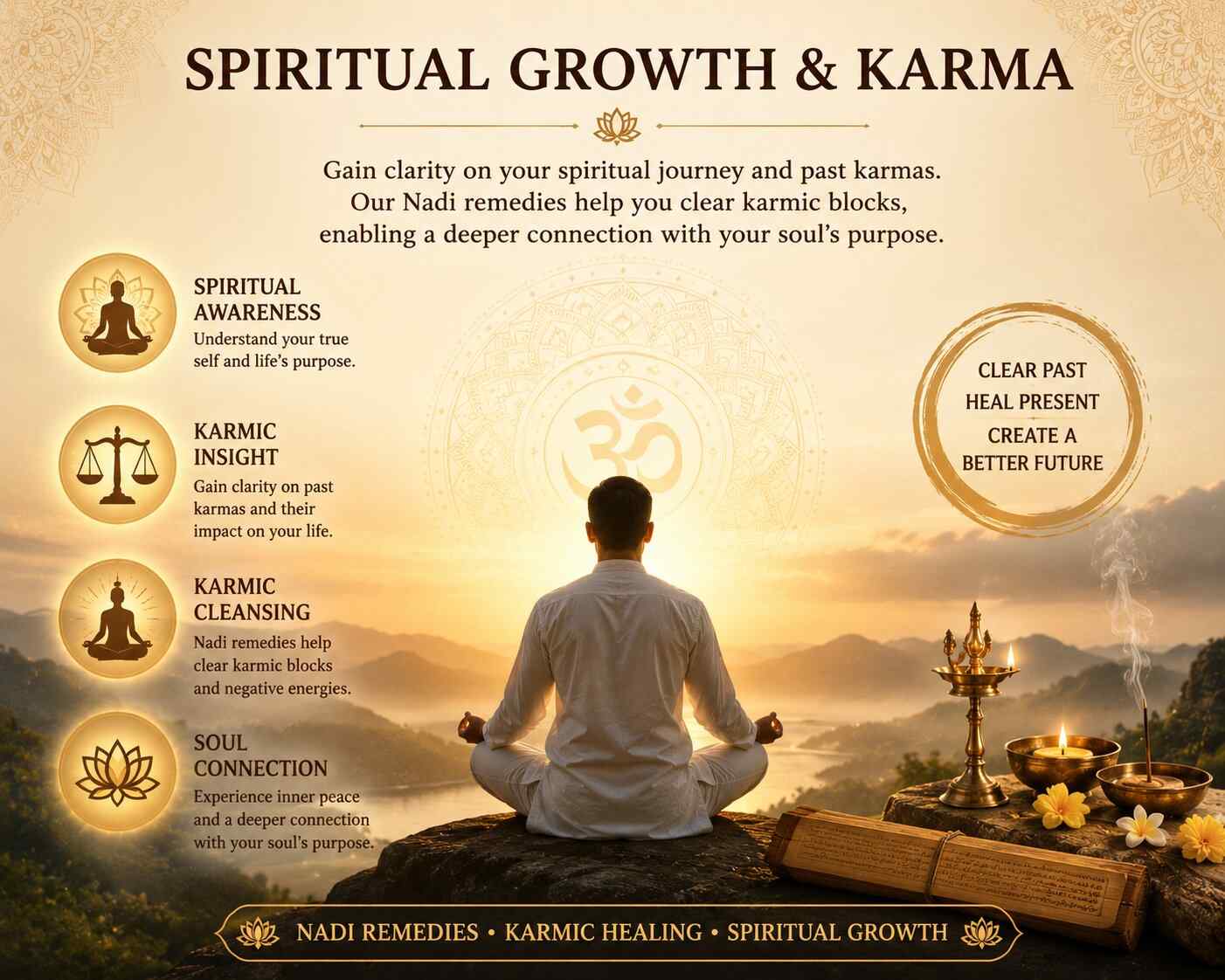 Spiritual growth and karma guidance