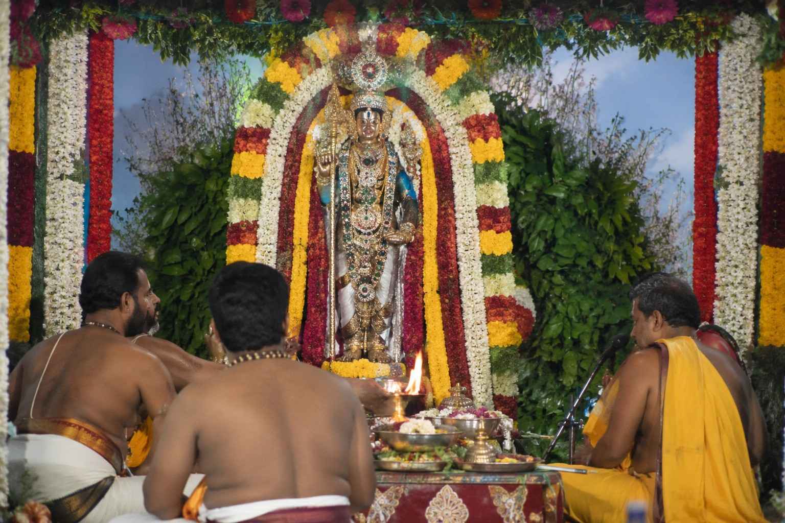Shasti pooja in god murugan